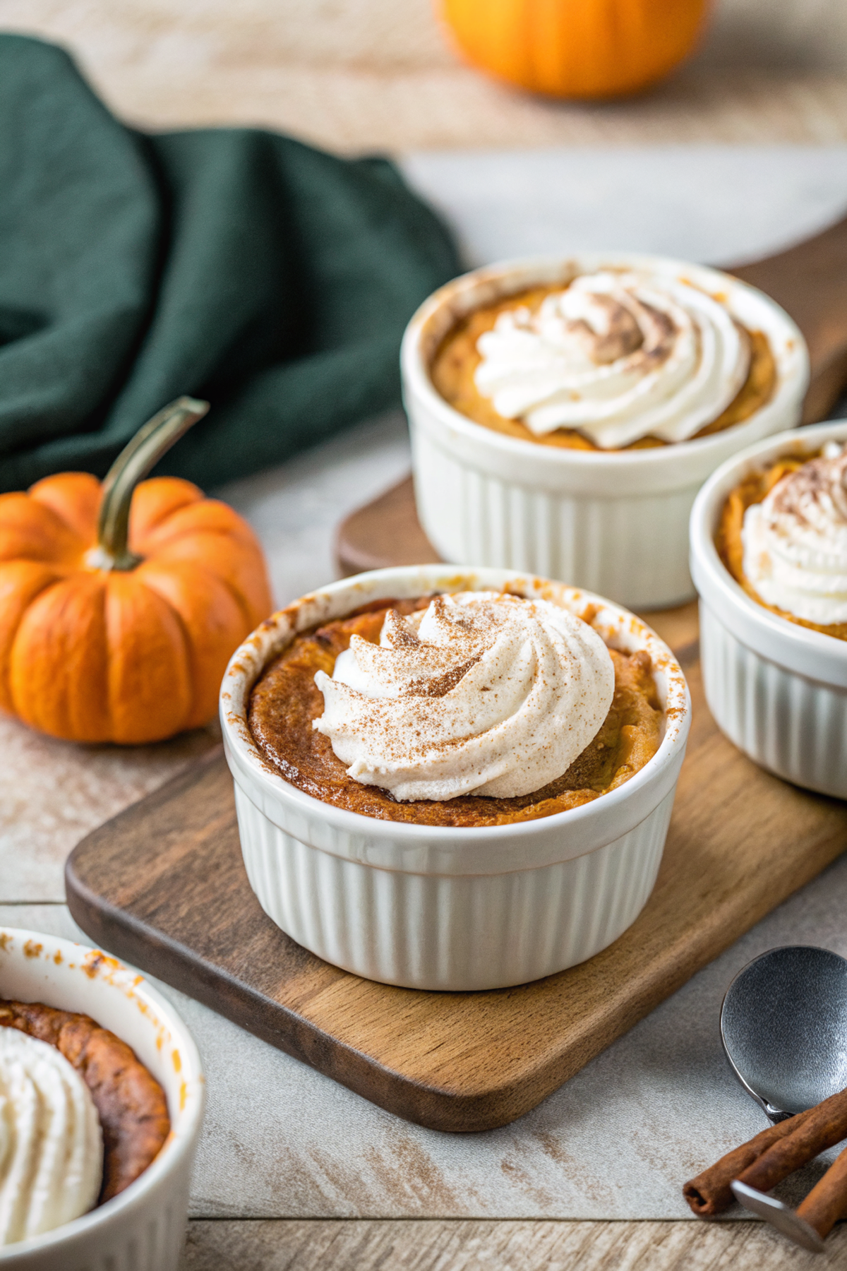 Crustless Pumpkin Pies